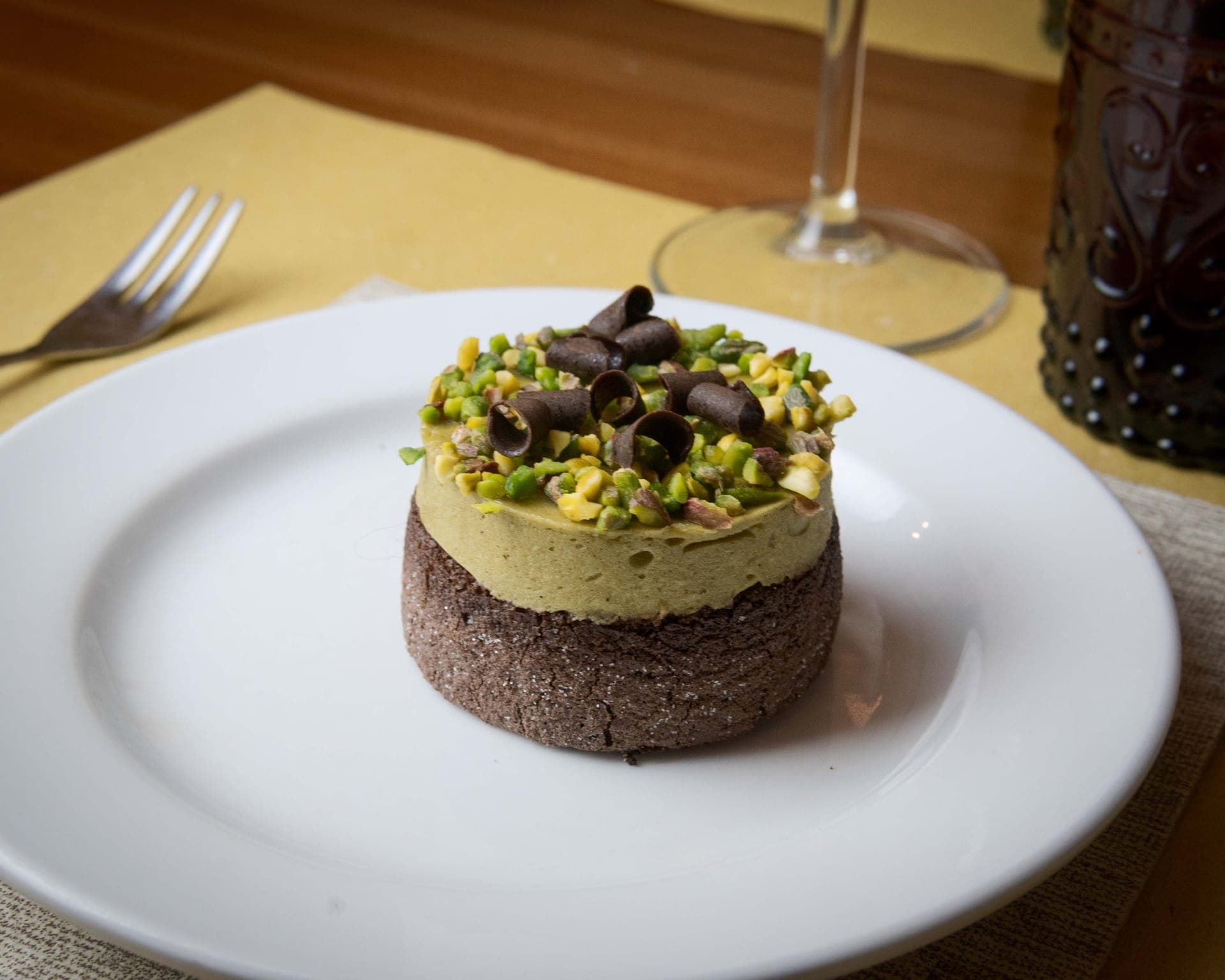 Tortino Cioccolato e Pistacchio